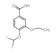 4-Difluoromethoxy-3-ethoxy-benzoic acid Structure