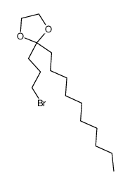 2-(3-bromopropyl)-2-decyl-1,3-dioxolane Structure