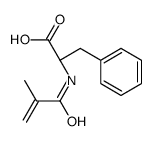 (2S)-2-(2-methylprop-2-enoylamino)-3-phenylpropanoic acid Structure