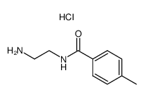 4-methyl-benzoic acid-(2-amino-ethylamide), hydrochloride结构式
