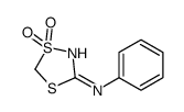 1,1-dioxo-N-phenyl-1,4,2-dithiazol-3-amine Structure