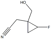 2-(2-fluoro-1-(hydroxymethyl)cyclopropyl)acetonitrile结构式