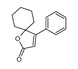 4-phenyl-1-oxaspiro[4.5]dec-3-en-2-one结构式