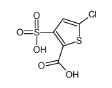 5-氯-3-硫-2-噻吩羧酸结构式