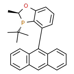 (2S,3S)-4-(anthracen-9-yl)-3-(tert-butyl)-2-methyl-2,3-dihydrobenzo[d][1,3]oxaphosphole Structure