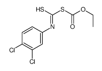 ethyl (3,4-dichlorophenyl)carbamothioylsulfanylformate结构式