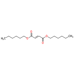 (2E)-2-丁烯二酸二己酯结构式