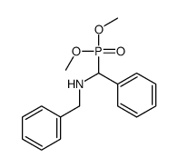N-benzyl-1-dimethoxyphosphoryl-1-phenylmethanamine结构式