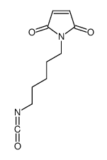 1-(5-isocyanatopentyl)pyrrole-2,5-dione结构式