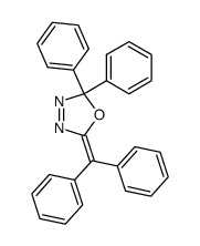 2,2-diphenyl-5-diphenylmethylene-1,3,4-oxadiazoline Structure
