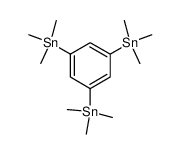 1,3,5-tris(trimethylstannyl)benzene Structure