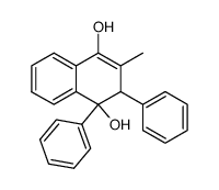 3-methyl-1,2-diphenyl-1,2-dihydro-naphthalene-1,4-diol Structure