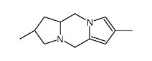 顺式-(9ci)-2,3,10,10a-四氢-2,7-二甲基-1H,5h-二吡咯并[1,2-a:1,2-d]吡嗪结构式