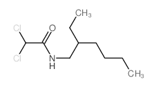 Acetamide, 2,2-dichloro-N-(2-ethylhexyl)- Structure