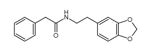 N-(2-benzo[1,3]dioxol-5-ylethyl)-2-phenylacetamide结构式