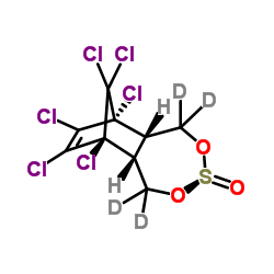B-硫丹-D4结构式