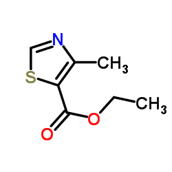 4-甲基噻唑-5-甲酸乙酯结构式