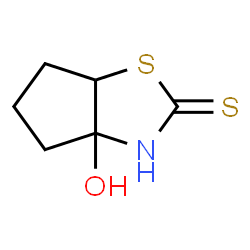 2H-Cyclopentathiazole-2-thione,hexahydro-3a-hydroxy-(8CI,9CI)结构式