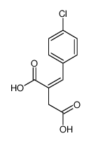 2-[(4-chlorophenyl)methylidene]butanedioic acid结构式