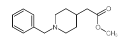 4-piperidineacetic acid, 1-(phenylmethyl)-, methyl ester Structure