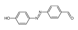 4-((4-hydroxyphenyl)azo)benzaldehyde结构式