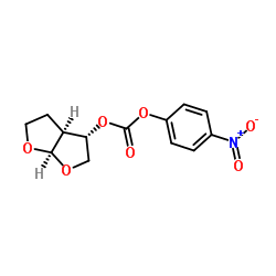 (3S,3aS,6aR)-Hexahydrofuro[2,3-b]furan-3-yl 4-nitrophenyl carbonate Structure