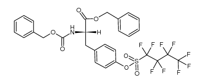 Cbz-Tyr(Nf)-OBzl Structure