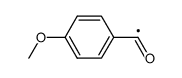 4-methoxybenzoyl radical Structure