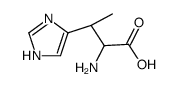 2-amino-3-(1(3)H-imidazol-4-yl)-butyric acid Structure