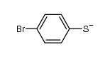 4-bromo-benzenethiol, deprotonated form Structure