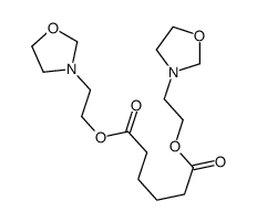 bis[2-(1,3-oxazolidin-3-yl)ethyl] hexanedioate Structure