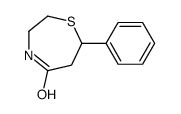 7-phenyl-1,4-thiazepan-5-one结构式