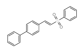 Sulfone, phenylp-phenylstyryl, (E)- (8CI) Structure