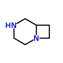 1,​4-​Diazabicyclo[4.2.0]​octane结构式