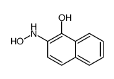 2-(hydroxyamino)naphthalen-1-ol结构式