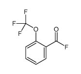 Benzoyl fluoride, 2-(trifluoromethoxy)- (9CI) structure