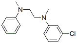 N-(m-Chlorophenyl)-N,N'-dimethyl-N'-phenylethylenediamine结构式