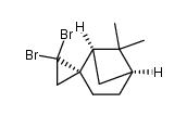 (-)-6,6-Dimethyl-norpinan-2-spiro-1'-[2',2'-dibromcyclopropan] Structure