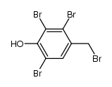 2,3,6-tribromo-4-bromomethyl-phenol结构式