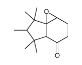 4(3aH)-Indanone, 7,7a-epoxytetrahydro-1,1,2,3,3-pentamethyl Structure