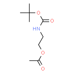 Carbamic acid, [2-(acetyloxy)ethyl]-, 1,1-dimethylethyl ester (9CI) structure