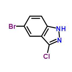 5-Bromo-3-chloro-1H-indazole structure