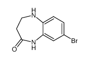 8-BROMO-1,3,4,5-TETRAHYDRO-2H-1,5-BENZODIAZEPIN-2-ONE Structure