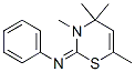 3,4,4,6-Tetramethyl-2-phenylimino-3,4-dihydro-4H-1,3-thiazine Structure