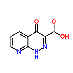 1,4-dihydro-4-oxo-pyrido[2,3-c]pyridazine-3-carboxylic acid structure