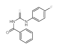 Benzamide,N-[[(4-fluorophenyl)amino]thioxomethyl]-结构式