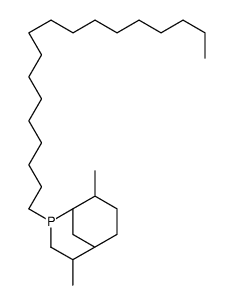 2,6-dimethyl-4-octadecyl-4-phosphabicyclo[3.3.1]nonane结构式