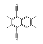 2,3,6,7-tetramethyl-naphthalene-1,4-dicarbonitrile结构式