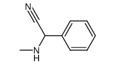 α-(Methylamino)-phenylacetonitril Structure