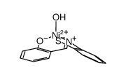 Ni(salicylidene 2-aminothiophenol(-2H))(H2O)结构式